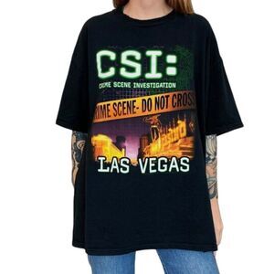 CSI Tee Large Y2K Vintage American 2003 Las Vegas Graphic